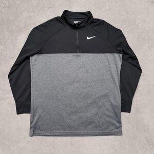 Nike Logo Golf Quarter Zip Long Sleeve Sweater